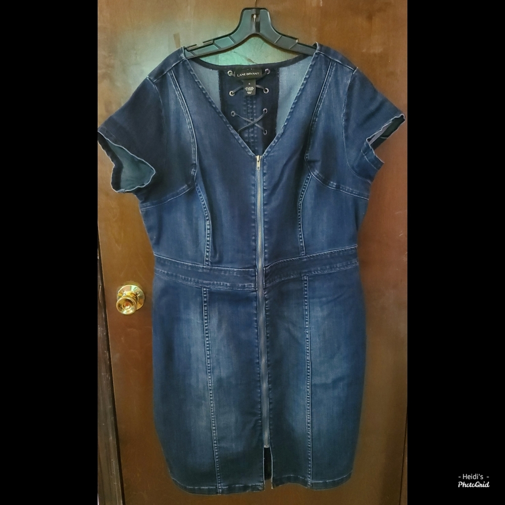 Lane Bryant denim dress